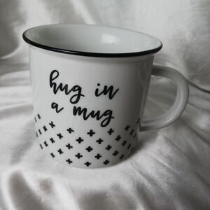 HUG IN A MUG-BLACK TEXT- BY COLLINS